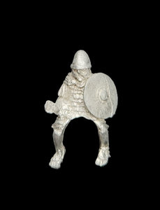 52-2123/48-0325:  Hoplite Cavalryman, Uncrested Helmet III [rider and mount]