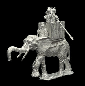 52-2163-X: Hoplite War Elephant with Howdah and Crew – Ral Partha