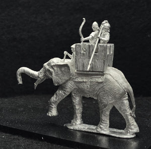 52-2163-X:  Hoplite War Elephant with Howdah and Crew