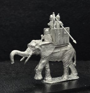 52-2163-X:  Hoplite War Elephant with Howdah and Crew