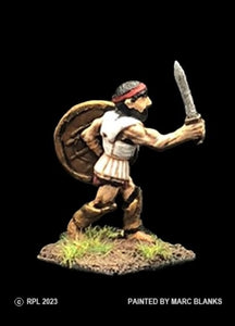 52-2181:  Hoplite Hero with Sword and Shield