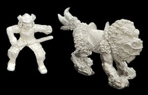 52-3161/48-0719:  Samarai Spearman on Temple Dog [rider and mount]