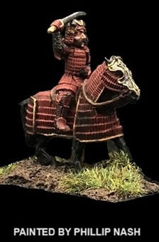 52-3162/48-0354:  Samarai Heavy Cavalry Swordsman [rider and mount]