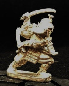 52-3172:  Samurai Warlord with Two Swords, Armored