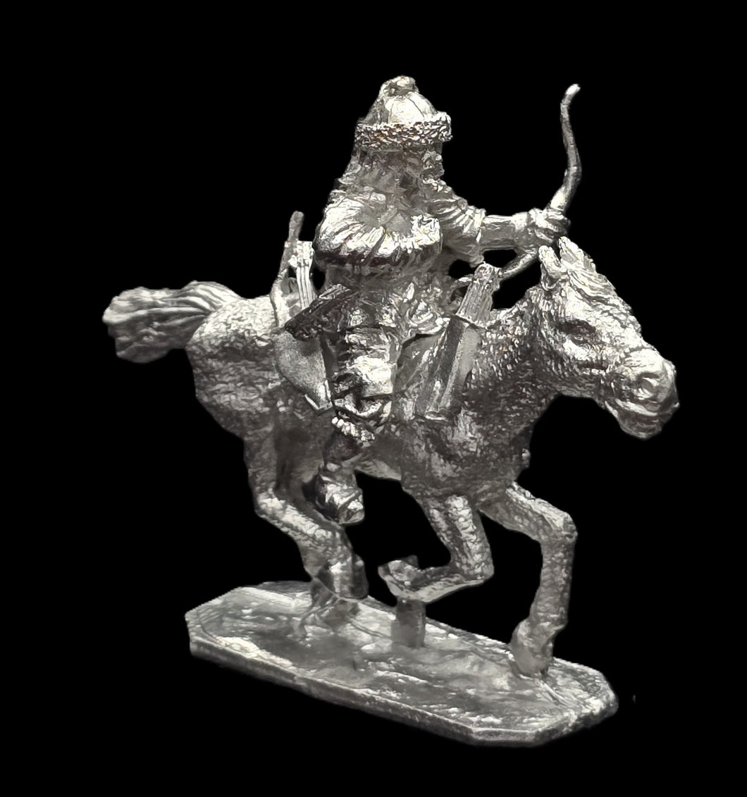 52-3262 / 48-0596:  Mongol Horse Archer on Pony [rider and mount]