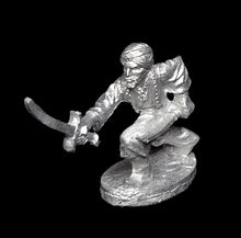 Load image into Gallery viewer, 52-5003:  Desert Warrior Swordsman Advancing, with Two Swords and Turbin
