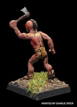 Load image into Gallery viewer, 52-7003:  Native Warrior Advancing, Shirtless, Left Arm Raised (Neutral Tribe)
