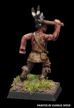 Load image into Gallery viewer, 52-7005:  Native Warrior Attacking, Right Arm Raised (Miami)
