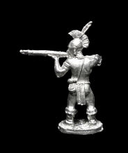 Load image into Gallery viewer, 52-7021:  Native Warrior Aiming Musket (Iroquois)
