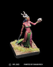 Load image into Gallery viewer, 52-9001:  Female Necromancer with Skull
