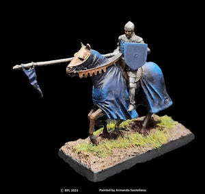 52-9361/48-0531:  Armored Knight, Mounted I [rider and mount]