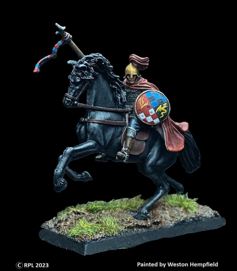 52-9391/48-0525:  Warlord, Mounted [rider and mount]