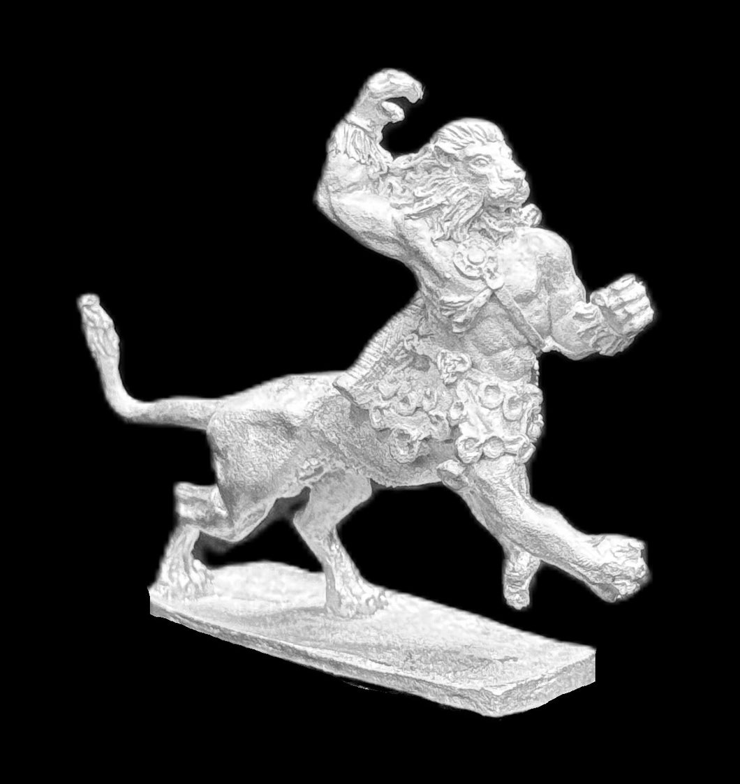 53-0038:  Lion Centaur with Weapon Raised