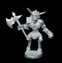 Load image into Gallery viewer, 53-0645:  Armored Minotaur Titan with Axe, At Ready
