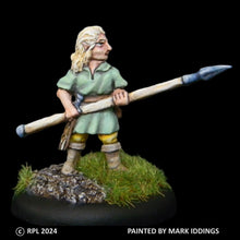 Load image into Gallery viewer, 57-0001:  Wood Elf with Spear at Ready
