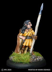 57-0002:  Wood Elf with Spear in Reserve