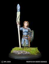 Load image into Gallery viewer, 57-0034:  Female Elf with Spear
