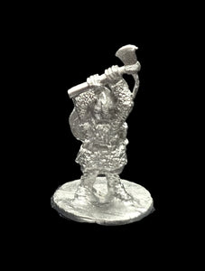 57-0105:  Dwarf with Axe Overhead