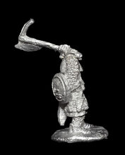 Load image into Gallery viewer, 57-0111:  Dwarf with Mattock Overhead [Organically Shaped Base]
