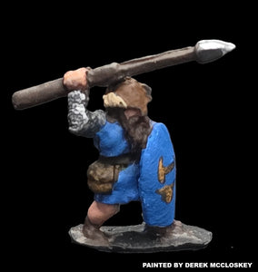 57-0116:  Dwarf with Spear Overhead
