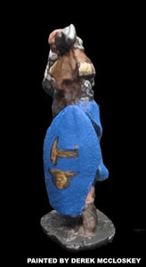 57-0116:  Dwarf with Spear Overhead