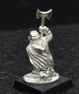 57-0151:  Dwarf Champion with Great Axe, Cloaked