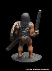 57-0358:  Barbarian, In Chainmail, with Sword and Shield