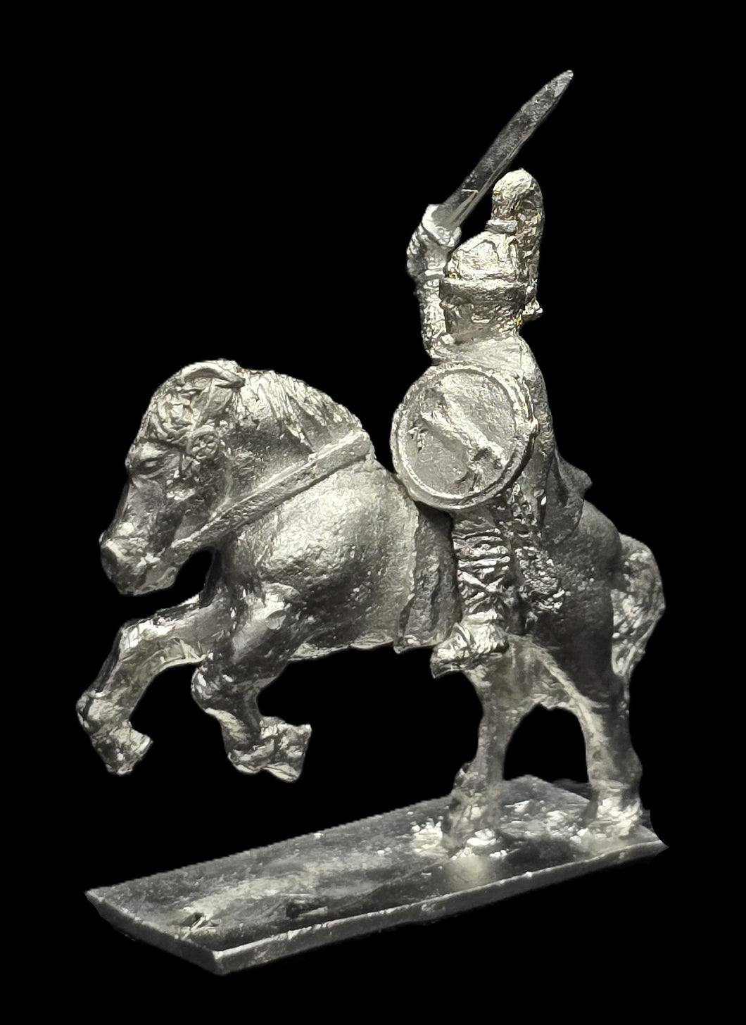57-0371/48-0573:  Lancer Cavalry with Sword Raised [Rider and Mount]