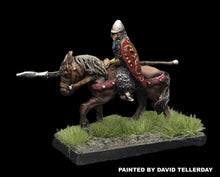 Load image into Gallery viewer, 57-0376:  Lancer with Weapon Levelled [rider and mount]
