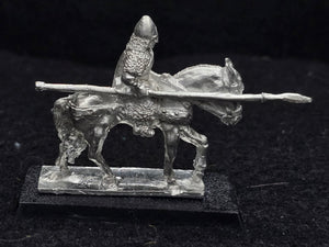 57-0376:  Lancer with Weapon Levelled [rider and mount]