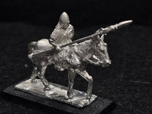 Load image into Gallery viewer, 57-0377:  Lancer with Weapon Raised [rider and mount]
