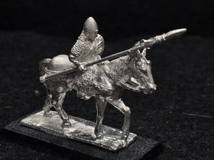57-0377:  Lancer with Weapon Raised [rider and mount]