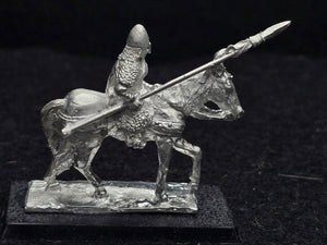 57-0377:  Lancer with Weapon Raised [rider and mount]
