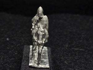 57-0377:  Lancer with Weapon Raised [rider and mount]