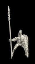 Load image into Gallery viewer, 57-0383:  Light Cavalryman with Kite Shield, Weapon Raised [rider only]
