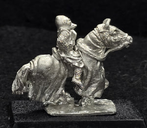 57-0391 / 48-0562:  Knight with Houndstooth Helm on Charging Horse [rider and mount]
