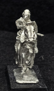 57-0392 / 48-0563:  Knight with Houndstooth Helm on Rearing Horse [rider and mount]