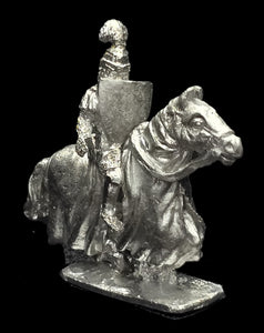 57-0393 / 48-0562:  Knight w/ Thick Plume on Charging Horse [rider and mount]