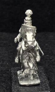 57-0393 / 48-0562:  Knight w/ Thick Plume on Charging Horse [rider and mount]