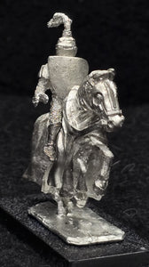 57-0394 / 48-0563:  Knight w/ Thin Plume on Rearing Horse [rider and mount]