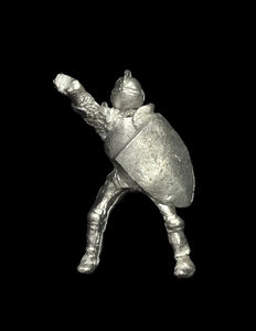 57-0395:  Armored Knight Cavalry, Full Plate, Weapon Raised [rider only]