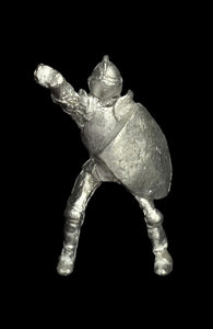 57-0395:  Armored Knight Cavalry, Full Plate, Weapon Raised [rider only]