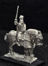 Load image into Gallery viewer, 57-0396 / 48-0568:  Knight in Full Plate with Plumed Helm, on Armored WarHorse [rider and mount]

