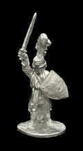 Load image into Gallery viewer, 57-0405:  Armored Hero with Sword Raised and Heater Shield
