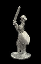 Load image into Gallery viewer, 57-0405:  Armored Hero with Sword Raised and Heater Shield
