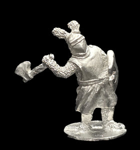 57-0407:  Armored Hero with Axe, Attacking