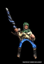 Load image into Gallery viewer, 57-0432:  Ranger Cavalry Rider with Spear, Left Hand Raised [Rider Only]
