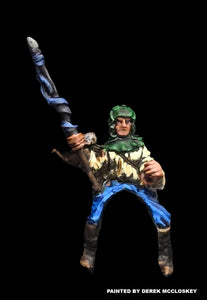 57-0432:  Ranger Cavalry Rider with Spear, Left Hand Raised [Rider Only]