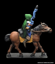 Load image into Gallery viewer, 57-0433/48-0551:  Ranger Cavalry with Spear, Left Hand Lowered [Rider and Mount]
