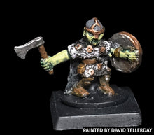 Load image into Gallery viewer, 57-0531:  Armored Goblin with Axe

